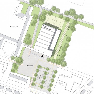 Sporthalle Freckenhorst - Neubau einer Sporthalle in Freckenhorst
