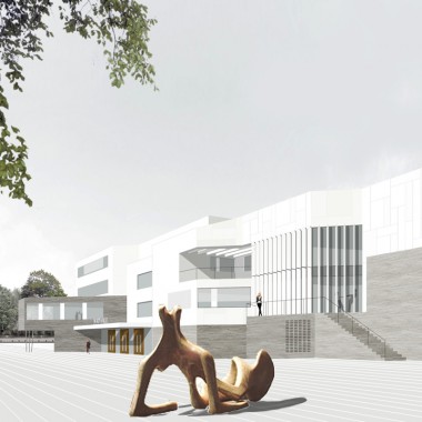 Stadthalle Gütersloh - Neugestaltung Fassade Stadthalle Gütersloh