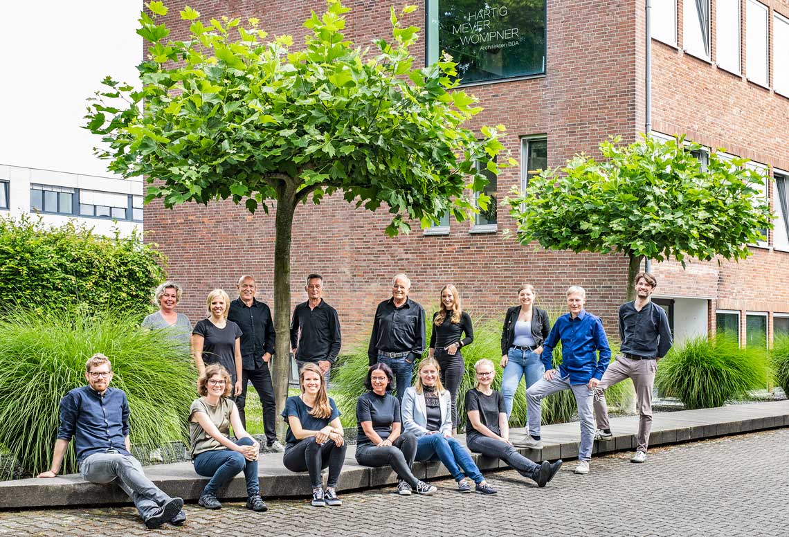 Das Team des Architekturbüros Hartig Meyer Wömpner in Münster